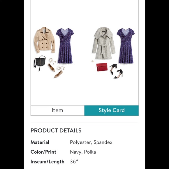 Retro 1950s, 1960s Navy Sweetheart Dress, Jersey Knit - Picture 2 of 7